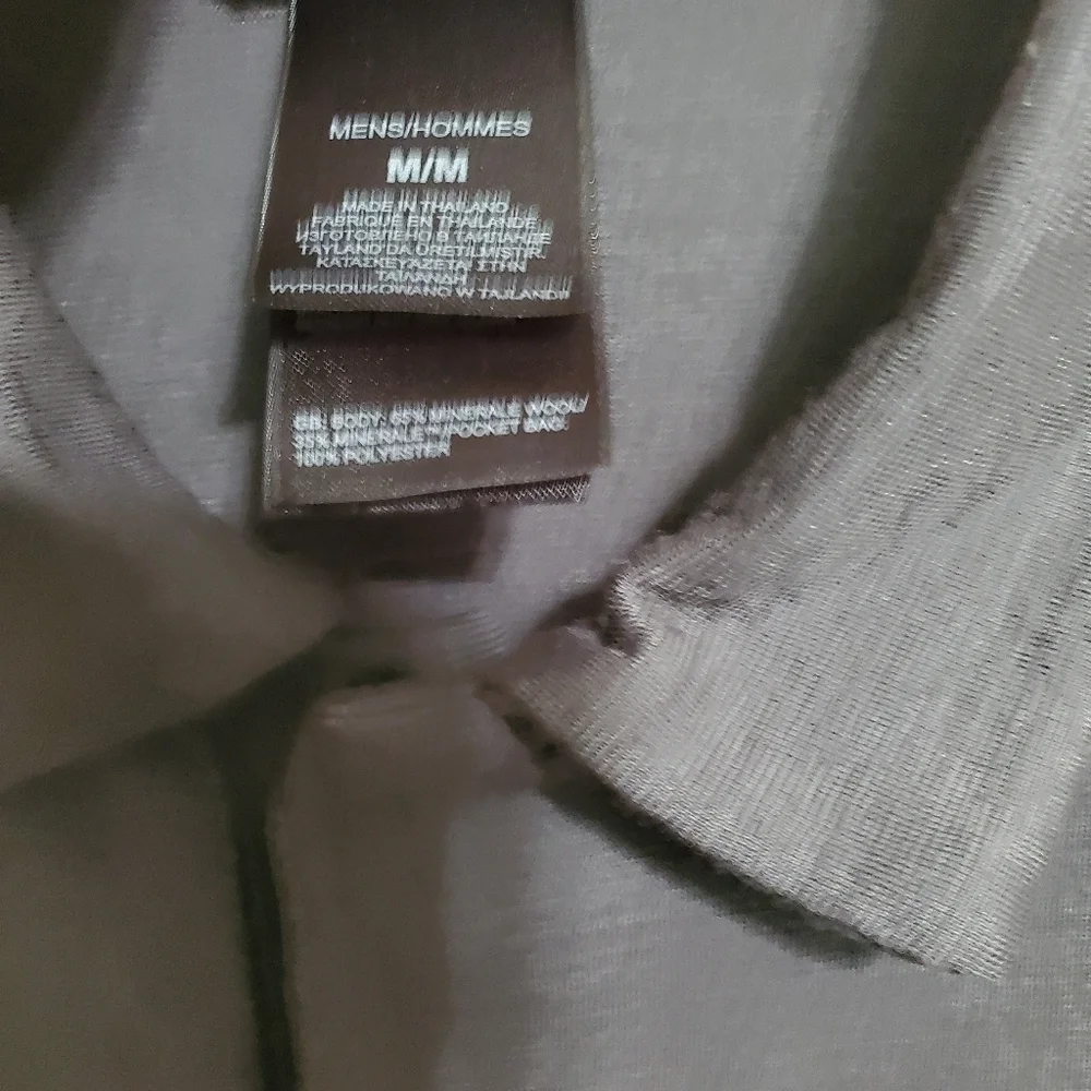 The North Face Polo Shirt Gray Mens Medium
